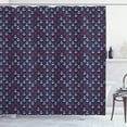 thumbnail image 1 of Ambesonne Anchor Shower Curtain, Abstract Sea Grunge Worn, 69"Wx75"L, Vermilion Dark Blue, 1 of 3