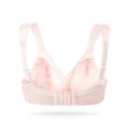 thumbnail image 5 of Deyllo Women Minimizer Bra Plus Size Wireless Bras Light Pink Comfort Non Padded Full Figure Bras Clothes Size 38C, 5 of 5