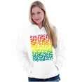 thumbnail image 3 of NASA Worm Logo Rainbow Gradient Hoodie Sweatshirt Women Men Brisco Brands X, 3 of 6