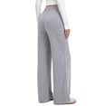 thumbnail image 3 of Fantaslook Womens Wide Leg Pants Casual Lounge Pull on Pant Soft Stretchy Trousers with Pockets for Daily Work Travel, 3 of 9