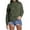 Z4 Army Green, variant on Womens Turtleneck Oversized Sweaters Long Sleeve Pullover Loose Chunky Knit Jumper Comfortable Solid Color High Neck Pullover Sweater(Color:Light Blue,Size:L)