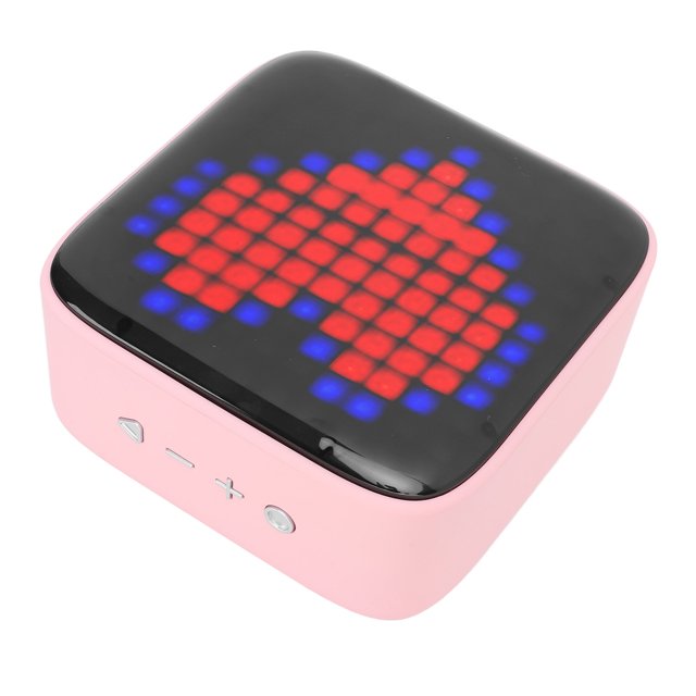 Pequeño Altavoz Mini Altavoz Inalámbrico Retro Portátil con Luz LED Colorida para Dormitorio Oficina Dormitorio Al Aire Libre ANGGREK Otros