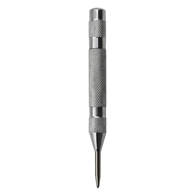 Kenally Perforadora central con resorte automático, rompedor, metalúrgica, cincel para peletería, herramienta de mano para artesanos, hogar Herramientas y ferretería Plata Sin Cabeza Kenally TO008579-03B
