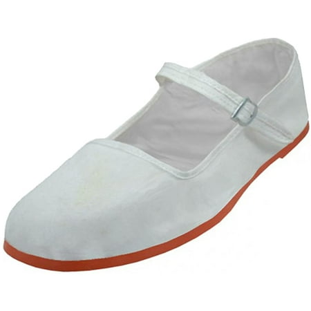 

Women s Cotton Mary Jane Shoes Flat Ballet Slip On Colors