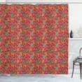 thumbnail image 1 of Ambesonne Philodendron Shower Curtain, Autumnal Botanical, 69"Wx70"L, Dried Rose Multicolor, 1 of 2
