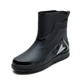 thumbnail image 5 of LIJCC Non Slip Overshoes Rain Boots Men's Rain Boots Water Shoes Low Top Rubber Shoes Casual Fashion Outdoor Work Fishing Car Wash Kitchen Non Slip Overshoes Rain Boots, 5 of 5