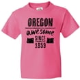 thumbnail image 3 of Inktastic Oregon Awesome Since 1859 Youth T-Shirt, 3 of 5