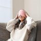 thumbnail image 3 of Headache Ice Cap Hot Cold Therapy Migraine Pain Relief Cap Hat Black/pink/blue (optional), 3 of 5
