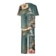 thumbnail image 5 of Conjunto de Verano para las Mujeres Impreso Cuello Redondo sin Mangas Y Pantalones, Casual Dos Piezas para las Mujeres, 5 of 5