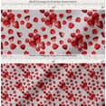 thumbnail image 2 of Soimoi Cotton Voile Fabric Raspberry,Strawberry & Cherry Fruits Printed Fabric 1 Yard 42 Inch Wide, 2 of 7