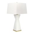 thumbnail image 1 of Sagebrook Home Ceramic 34" Hourglass Table Lamp, White, 1 of 1