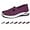 Deep Purple, variant on Women's Breathable & Lightweight Orthopedic Slip-On Athletic Shoes Sneakers, Black, 7.5