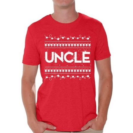 Awkward Styles Uncle Shirt Christmas Tshirts for Men Christmas Uncle Shirt Men's Holiday Top Best Uncle Christmas T Shirt Funny Tacky Party Holiday Uncle Ugly Christmas Tshirt Christmas Gift for (Best Christmas T Shirts)