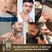HATTEKER Electric Shaver & Hair Clipper 4-in-1 for Men, Cordless Foil Shaver Professional Beard Trimmer Nose Hair Trimmer Grooming Kit LED Display