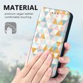 thumbnail image 4 of Case for Google Pixel 6, Google Pixel 6 Wallet Case PU Leather and Hard PC RFID Blocking Slim Durable Protective Phone Case Cover For Google Pixel 6,Bling Rhombus, 4 of 10