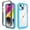 Lightblue, variant on Allytech Clear Case for iPhone 15 Plus, Soft TPU + Rugged PC Back Case, Ultra Slim Lightweight Shockproof Bumper Anti-Drop Screen Camera Protection Stylish Transparent Shell - Black