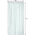 thumbnail image 2 of UOWRPOZ Geometric Chevron Striped Polyester Shower Curtain, 36" x 72" Waterproof, 2 of 6