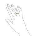 thumbnail image 3 of November Birth Month Yellow Crystal Eternity Band Ring In Silver Toned Stainless Steel, 3 of 5