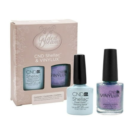 Creative Nail Design Mask - CND Creative Nail Design Gilded Dreams Shellac Gel Vinylux Polush Duo - Dazzling Dance 2ct/Kit