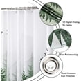thumbnail image 5 of Sage Green Forest Shower Curtain, Pine Tree Foggy Forest Woodland Mountain Nature Bathroom Curtain Home Decor Waterproof Fabric Machine Washable with 6PCS Hooks,36" Wx72 L, 5 of 6