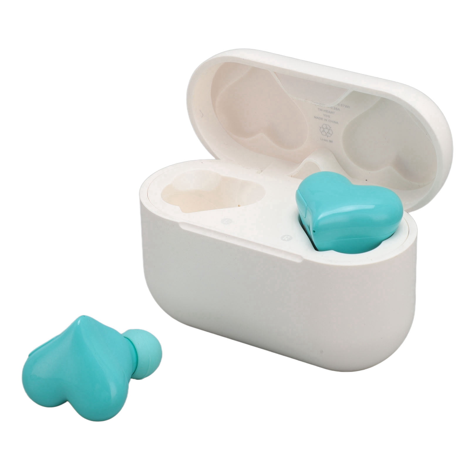 Earbuds, Clear Sound Stable 5-6 Hours Using Time Heart Shaped   Earbuds Noise Reduction Bluetooth5.3  for Video for Music