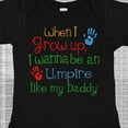 thumbnail image 4 of Inktastic Umpire Like Daddy Boys or Girls Baby Bodysuit, 4 of 5