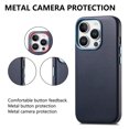 thumbnail image 6 of Allytechgroup for iPhone 13 Pro Max Protective Case with Magnetic Wireless Charging, Shock-Absorbent PC+TPU & PU Leather Anti-Scratch & Anti-Fingerprint Shockproof for iPhone 13 Pro Max, Darkblue, 6 of 12