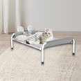 thumbnail image 1 of Cama elevada para gatos perfecl portátil desmontable gris, 1 of 8