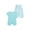 TEAL, variant on Bambi Baby Girl 2 Pack Rompers, Sizes 0/3 Months-24 Months