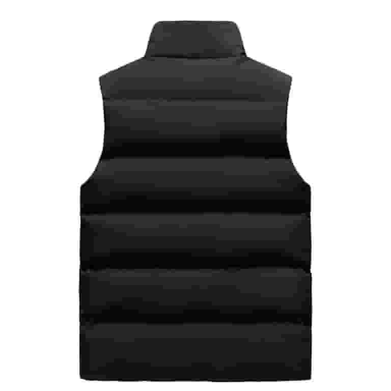 Puffer Vest for Men Fashion 2025 Solid Color Stand Collar Puffer Vest for Men Fashion 2025 Solid Color Stand Collar