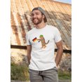 thumbnail image 2 of A German Cat Holding Flag T-Shirt Men -Image by Shutterstock, Male 4X-Large, 2 of 4
