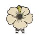 thumbnail image 5 of Marcador de pelotas de golf con diseño de flores, profesional, divertido, para gorras, visera Amarillo, 5 of 8