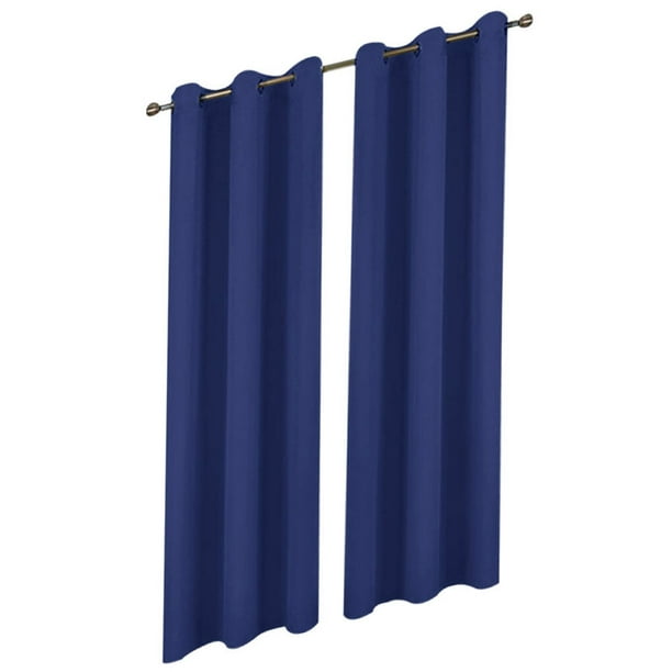 Bearachild 2 uds cortina opaca para ventana del hogar sala de estar dormitorio microfibra diseño de ojal parasol ventana cortina Decoración del hogar