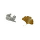 thumbnail image 5 of Figura de escritorio,Estatua de gato,linda estantería,escritorio,decoración del hogar,Esculturas de pared de hojas,Esculturas de pared de hierro forjado con hojas de ginkgo,Escultura de pared, 5 of 8
