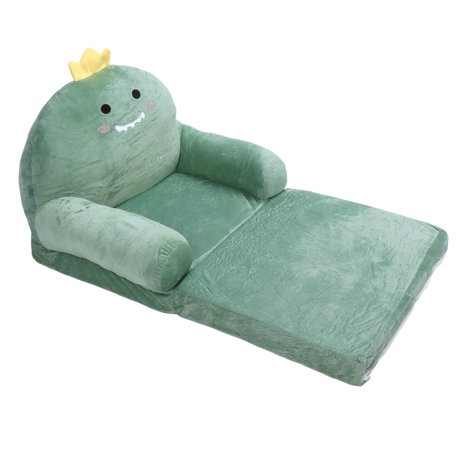 Cute Dinosaur Kids Folding Sofa Bed Soft Plush Cartoon Comfortable Children Sofa