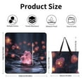 thumbnail image 2 of Rose Crystal Luminescence Picnic Blanket Waterproof Outdoor Beach Blanket Hand-held Pad Suitable for Travel, Camping, Beach, Family Gatherings, 2 of 7
