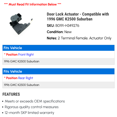 thumbnail image 2 of Door Lock Actuator - Compatible with 1996 GMC K2500 Suburban, 2 of 2