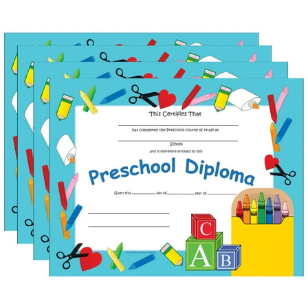 SHAPES ETC. Recognition Certificate - Preschool Diploma