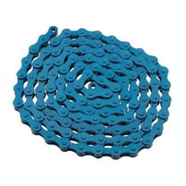 YBN S410 Bicycle Chain (1-Speed, 1/2 x 1/8-Inch, 112L) Blue