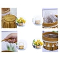 thumbnail image 2 of Canasta de flores de madera tejida con dije para niñas de las flores para bodas y decoración del hogar, 2 of 8