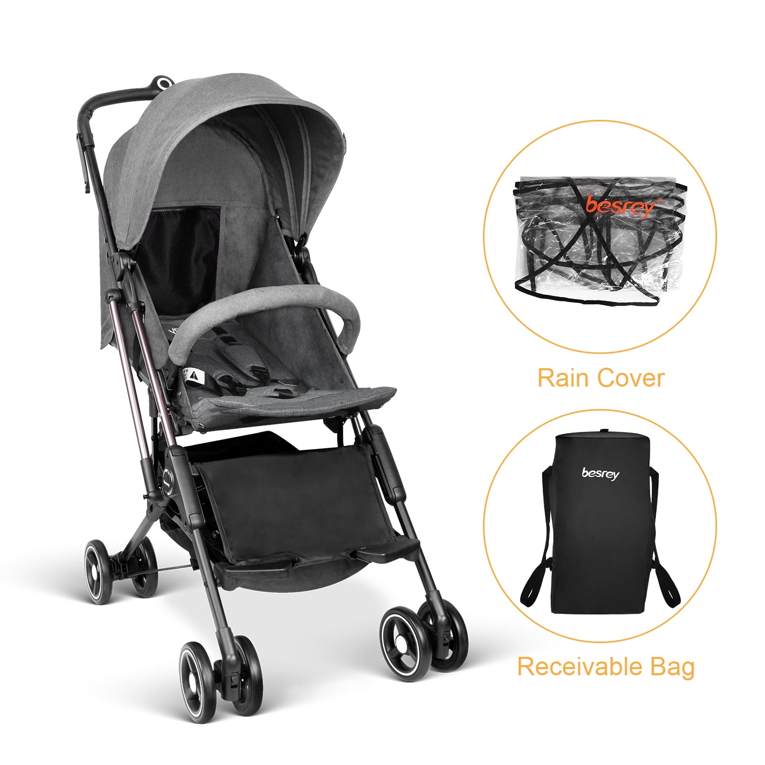 besrey stroller airplane