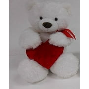 Smitten Teddy Bear Plush Toy with Red Heart (1165SW, Red Heart)