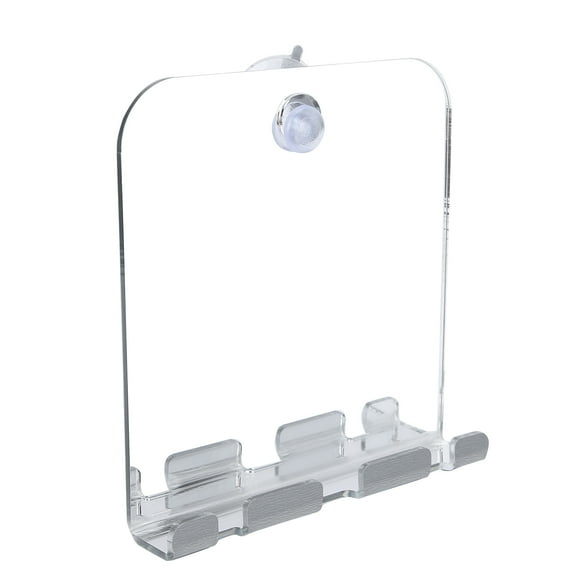 Bathroom Mirror, Fogless Bathroom Shaving Mirror Shatterproof Mirror Fogless Shaving Mirror Square Shower Mirror Anti-Fog Shower Mirror For Salon For Home