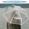 thumbnail image 4 of 1Pack Round Travel Umbrellas Windproof Strong for Men and Women, 4 of 8