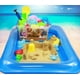 thumbnail image 4 of Kit de arena, juego de juguetes de caja de arena de 54 piezas para niños y niñas, arena beige mágica de 3 libras, herramientas de molde, bandeja inflable, caja de almacenamiento, divertido regalo de c, 4 of 4