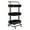 Black, variant on Seville Classics 3-Tier Steel Cart with Handle, Black
