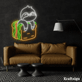 thumbnail image 4 of Craftnamesign Sloth Sandwich Neon Sign, Sloth LED Sign, Food Shop Decor, 4 of 4