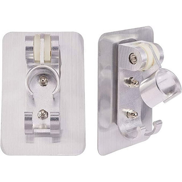 Jinsinto adjustable shower head holders with hanging hooks, strong adhesive, waterproof and wall mount
