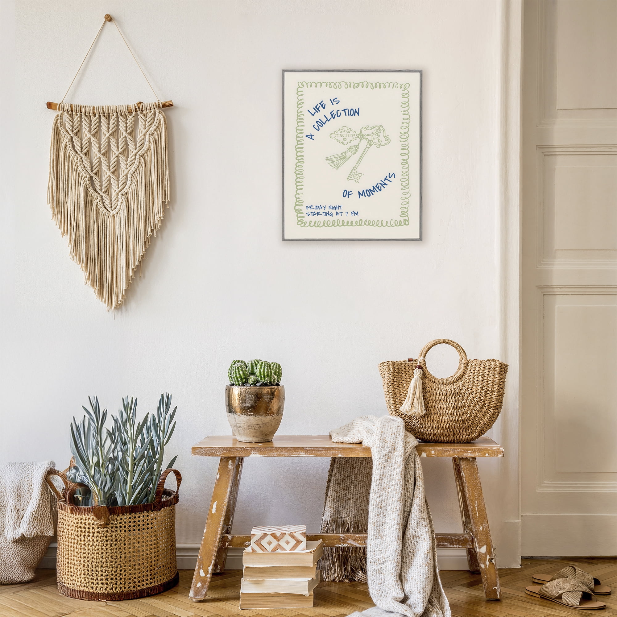 Stupell Industries A Collection of Moments Gray Framed Giclee Art, design by The Prints Vibe