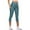 Blue, variant on Mrat Women's Capris Yoga Pants with Pockets High Waisted Legging for Workout Drying Athletic Cropped Reflective Pants S-32 Wine S